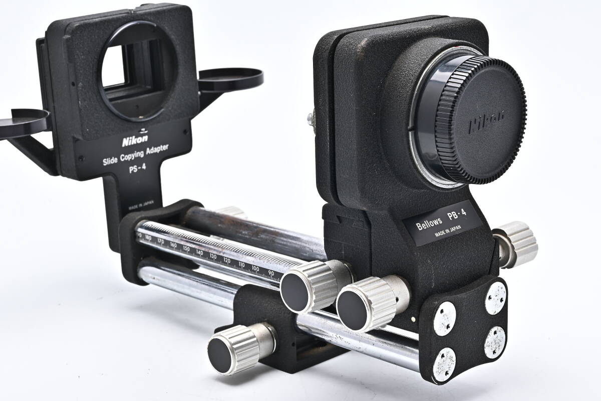 1C-649 Nikon ニコン Bellows PB-4 + Slide Copying Adapter PS-4 ベローズ スライドコピーアダプター_画像1