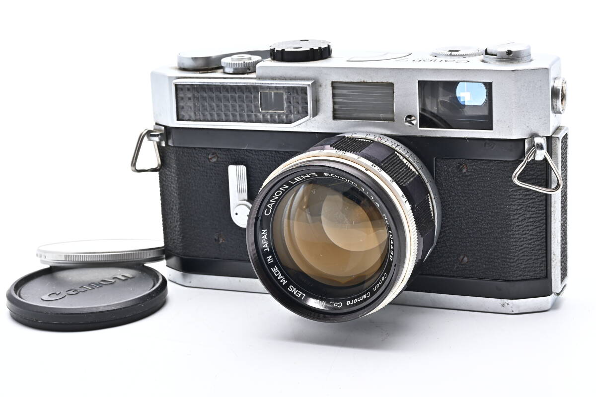 1C-751 Canon キヤノン MODEL 7 CANON LENS 50mm f/1.4 レンジファインダー マニュアルフォーカス_画像1