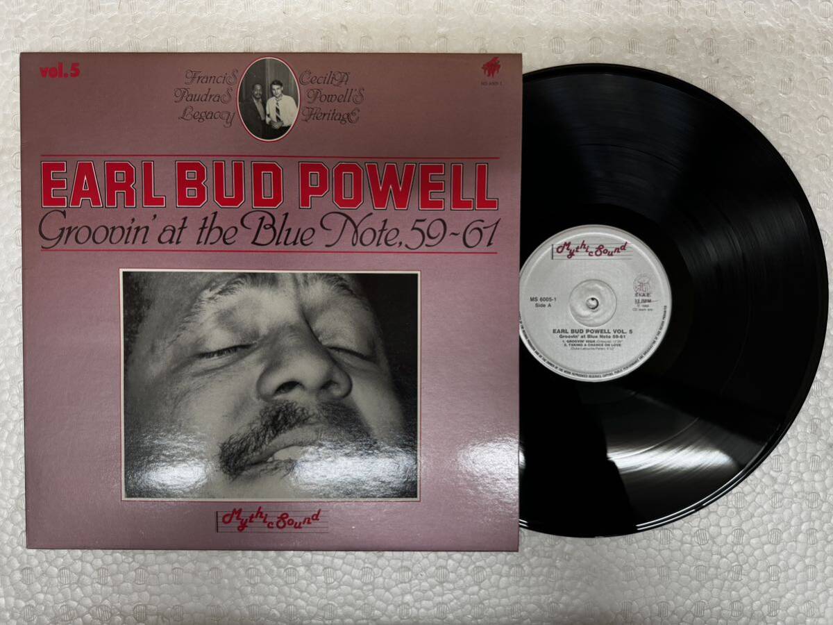 売切〜♪Bud Powellバド・パウエル／ EARL Bud Powell vol.5 Groovin' at blue note 59-61／LPレコード／JAZZ の画像1