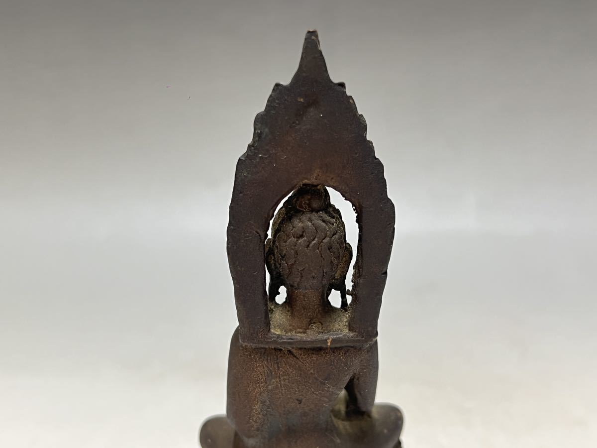 仏教美術 仏像 古銅 古美術 銅製 唐物 時代物 中国古玩 李朝 _画像6