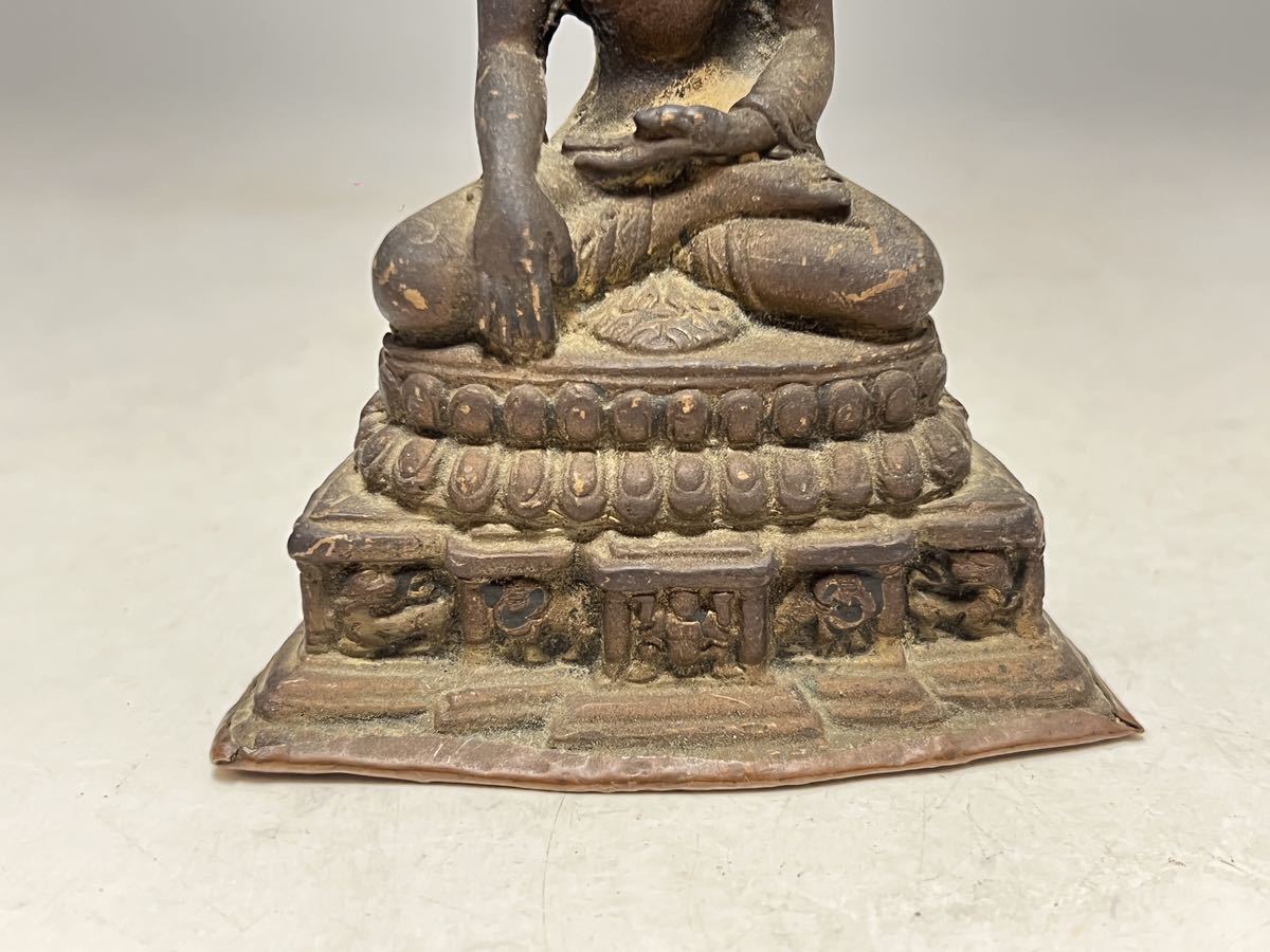 仏教美術 仏像 古銅 古美術 銅製 唐物 時代物 中国古玩 李朝 _画像4