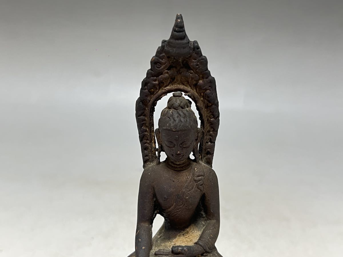 仏教美術 仏像 古銅 古美術 銅製 唐物 時代物 中国古玩 李朝 _画像5