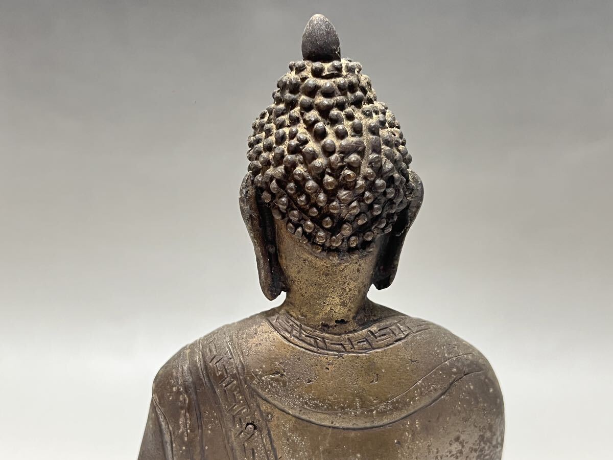 中国 古美術 仏教美術 仏像 銅器 銅製 古銅 古玩 チベット仏 _画像9