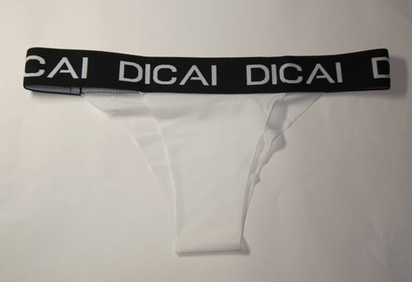 送料無料 DICAI 超薄 ボンデージ Tバック ショーツ 白色 Mサイズ コスプレ 拘束 パンティ コスチューム