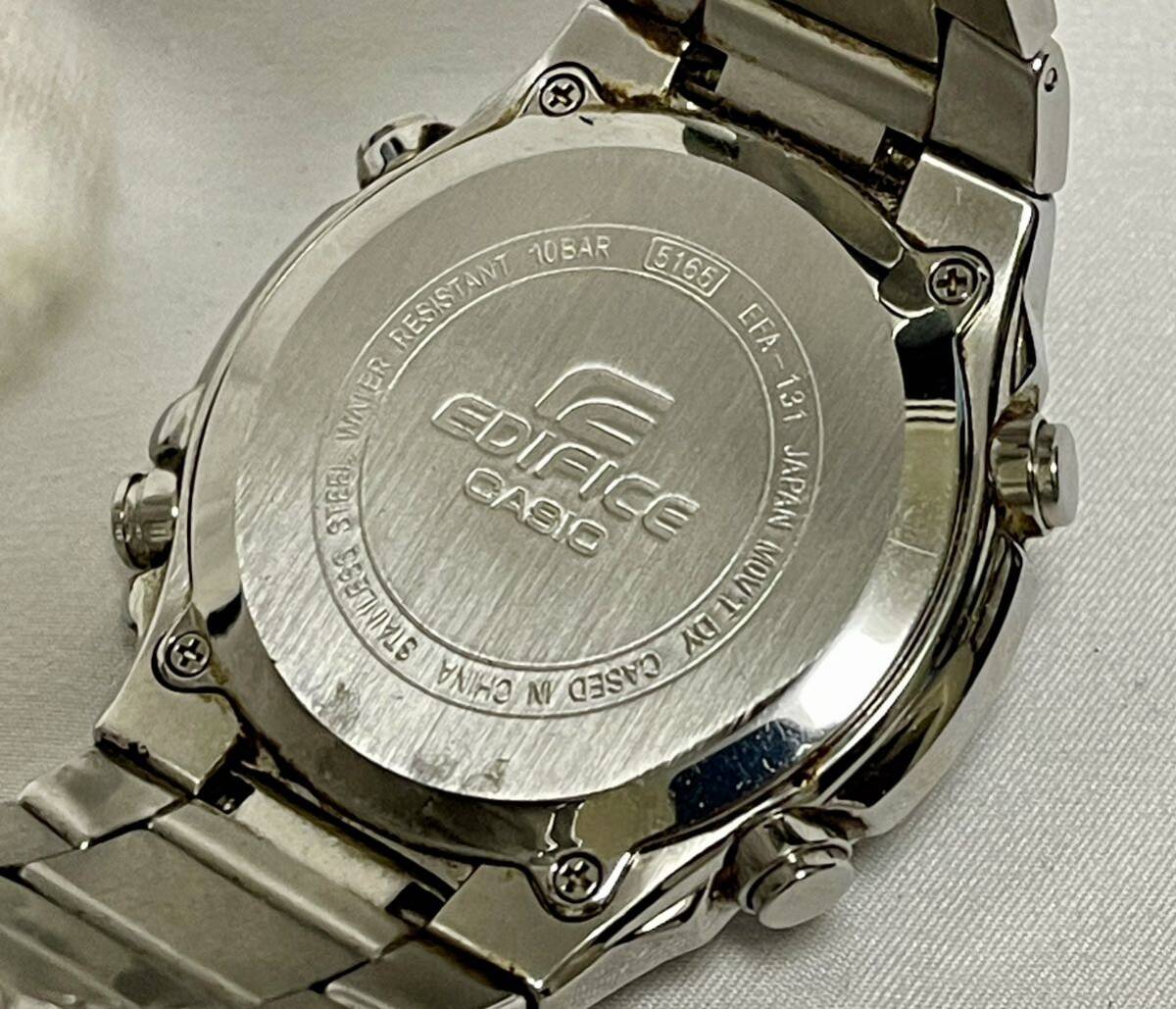 1円〜① カシオ CASIO エディフィス EDIFICE アナデジ 腕時計 EFA131d-1A2_画像2