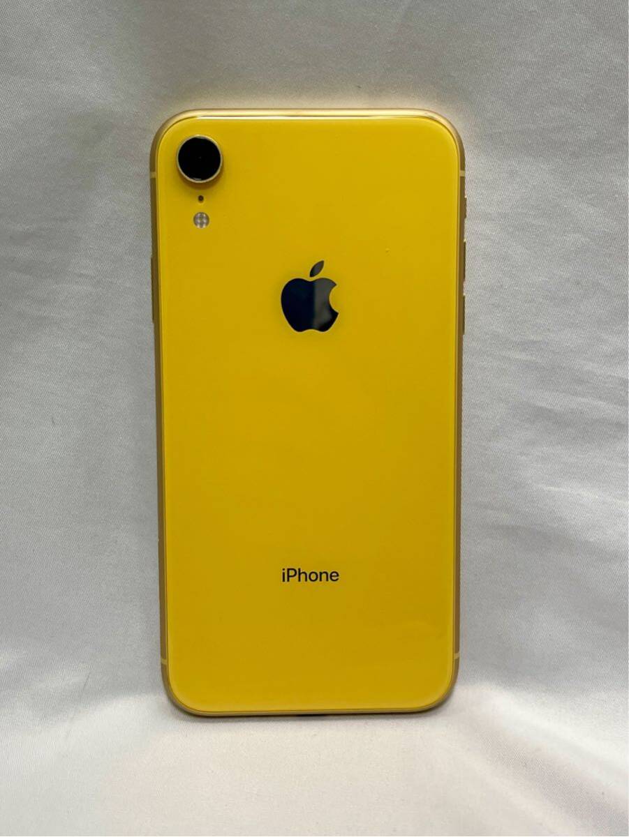 1円〜① Apple iPhone XR 64GB イエロー MT082J/A KDDI判定結果 