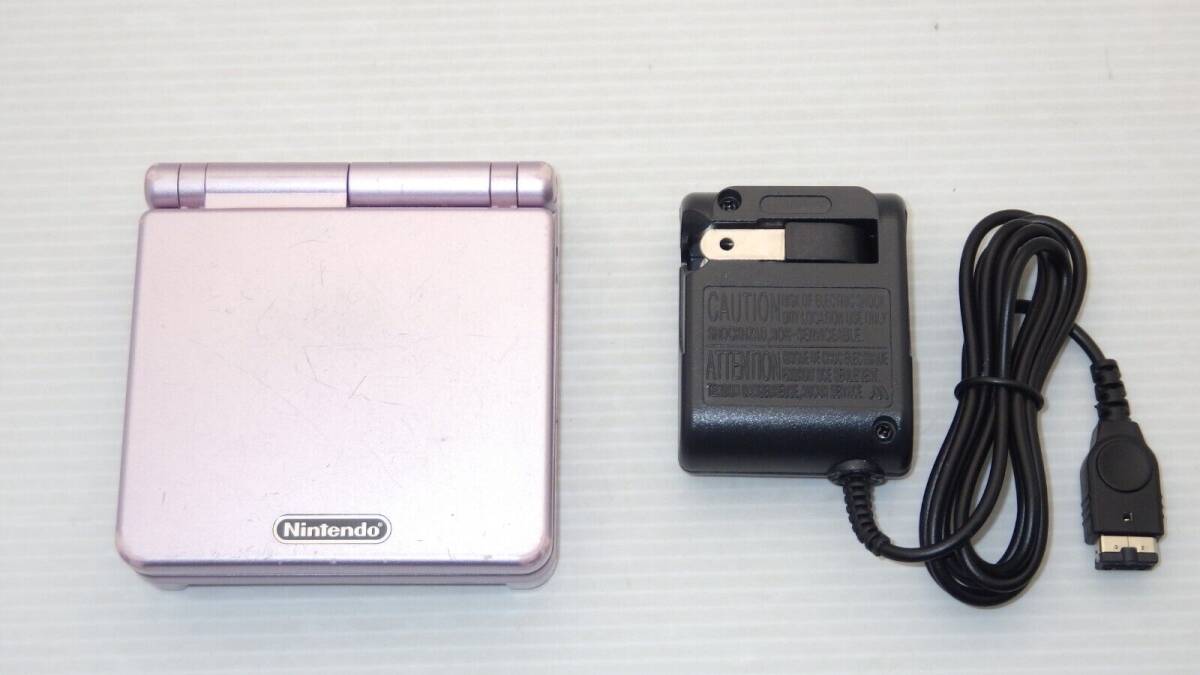 3/ 　任天堂　GBA-SP 本体　ピンク　動作チェック済　動作品　/　17118