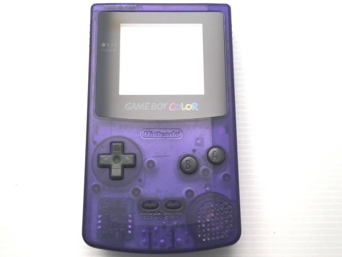 3/ 任天堂　ゲームボーイカラー / GBC　本体　トイザらス　限定モデル　ミッドナイトブルー　整備済　動作品　/ 22055