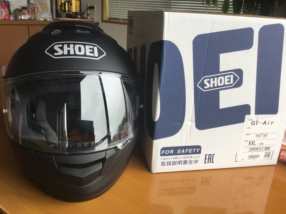 SHOEI ショウエイ GT-Air フルフェイスヘルメット マットブラック XXLサイズ（63cm）使用極わずか、美品！_画像6