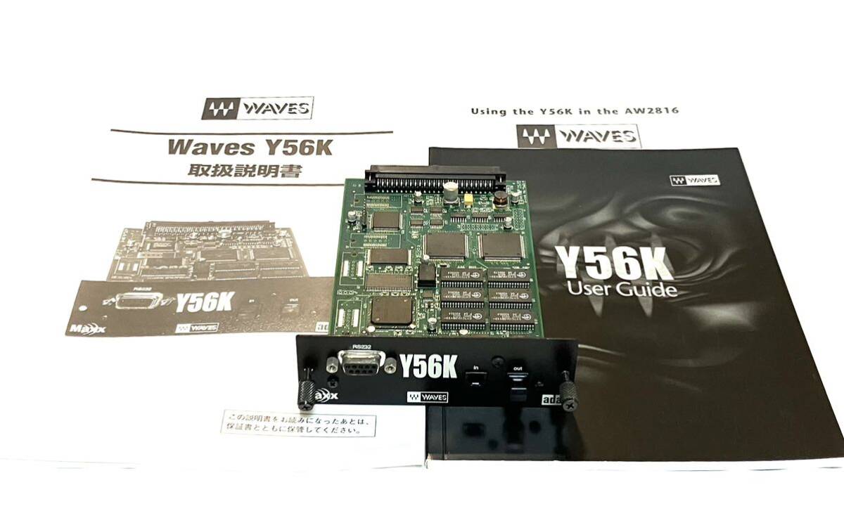 送料無料 WAVES 「Y56K」マニュアル付 プラグイン 拡張ボード 拡張カード YAMAHA MTR(AW2816/4416/O2R等に)_画像1