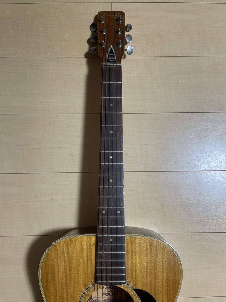 《値下即決早い者勝ち》【希少】ヤマキ Yamaki Deluxe Folk No.112 アコースティックギター ジャパンヴィンテージ オールド 国産 日本製_画像4