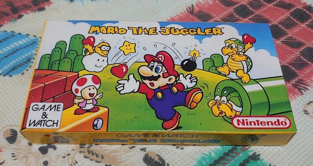 社外品 Game Watch Mario The Juggler 外箱のみの画像1