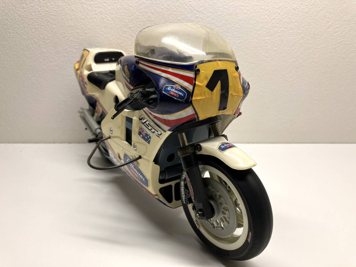 グランプリレーサー 京商 1/8 ホンダ NSR500 ハングオンレーサー ジャンク_画像3