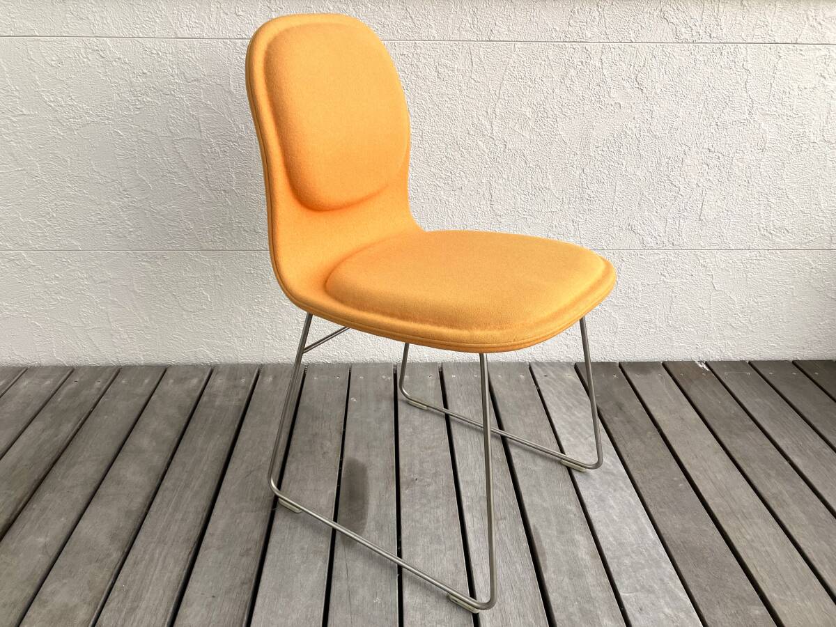 ジャスパーモリソン ハイパッドチェア オレンジファブリック Cappellini Jasper Morrison Hi Pad カッペリーニ 1999年 Vitra_画像1