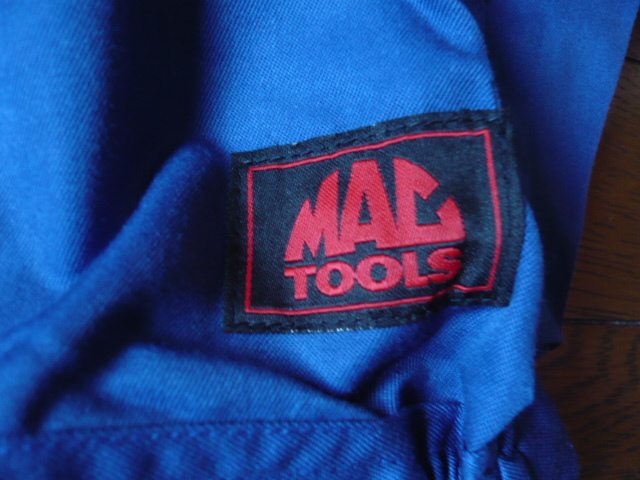 ☆Mac Tools マックツール☆つなぎ☆前右胸ロゴロゴ刺繍/左前脇腹ロゴワッペン☆オールインワン☆4Lサイズ☆ブルー/ブラック☆新品未使用☆_画像7