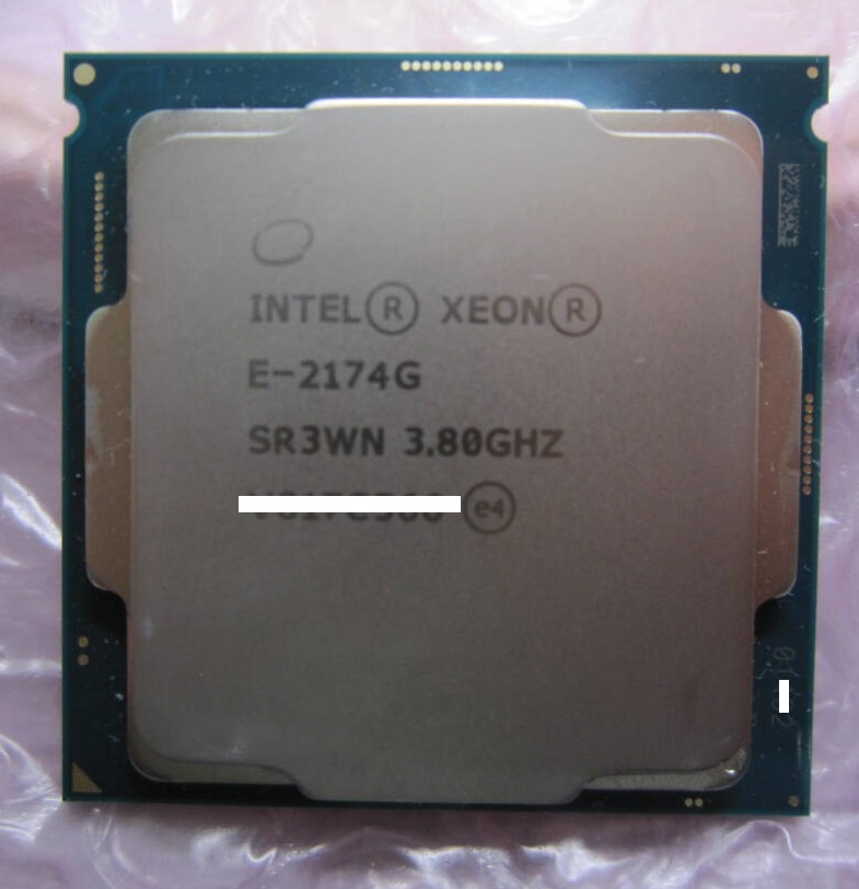 保証あり 動作確認済 INTER Intel Xeon E-2174G 3.80GHz SR3WN_画像1