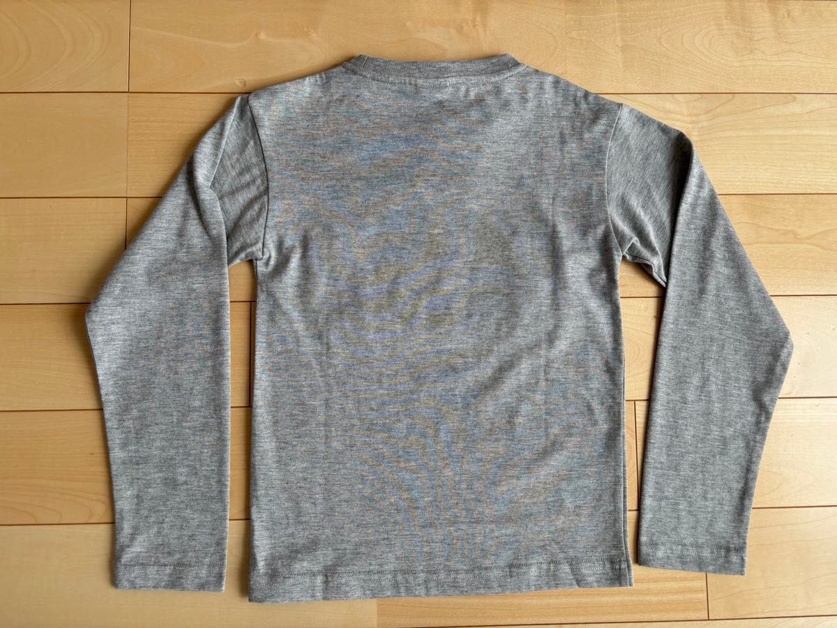 新品未使用品　OP オーシャンパシフィック☆男女兼用　長袖Tシャツ　130 胸元ロゴ　シンプル　抗菌防臭機能