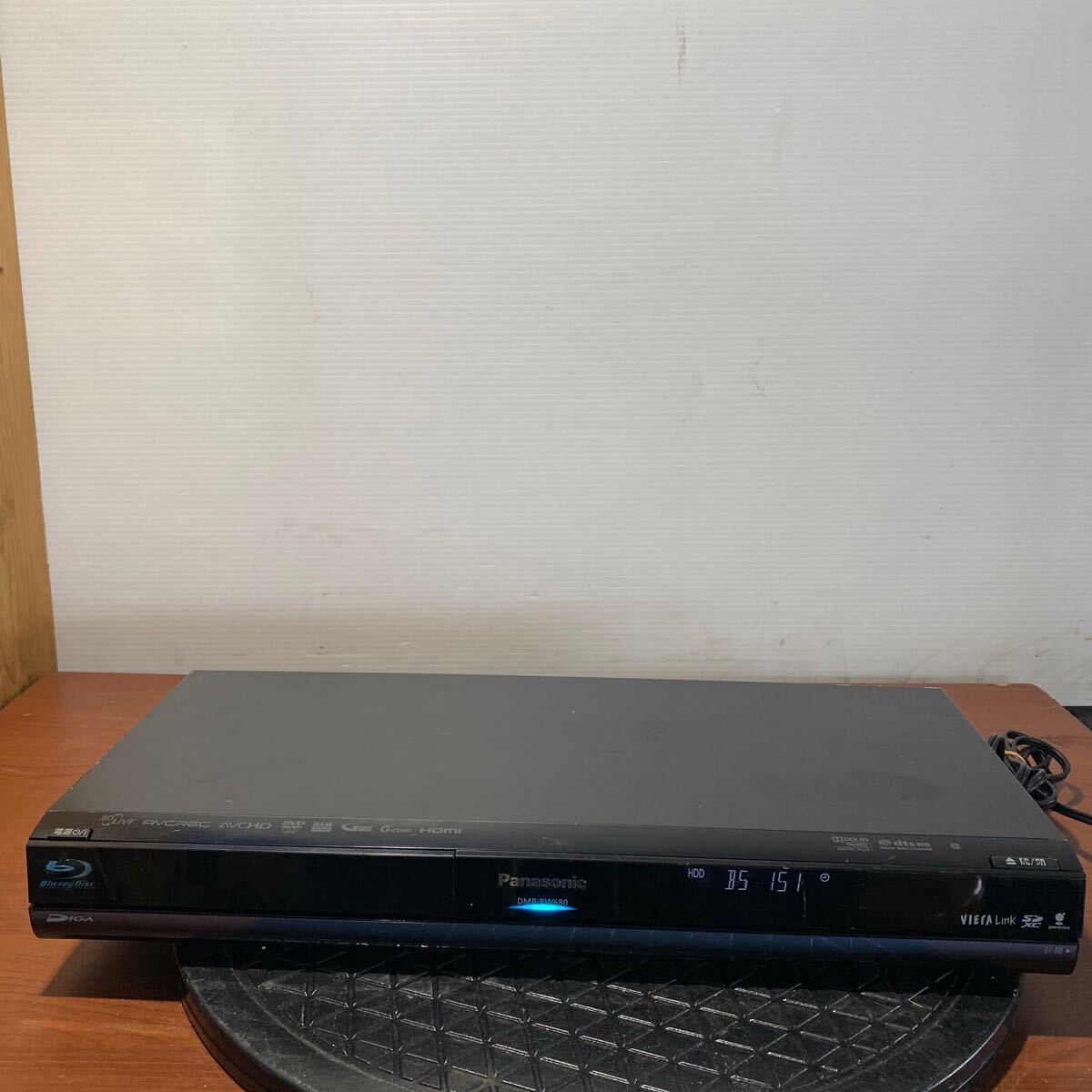 Panasonic パナソニック DVDプレーヤー DMR-BW680 2010年製 _画像1