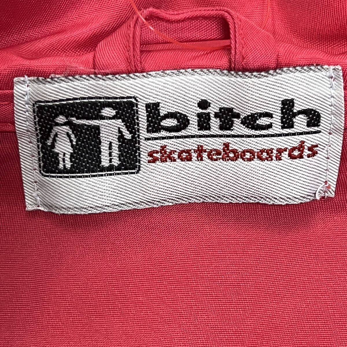 90s bitch skateboards oldskate スケーター　girl コーチジャケット レア　拳銃ロゴ　vintage ビンテージ　ストリート　スケーター