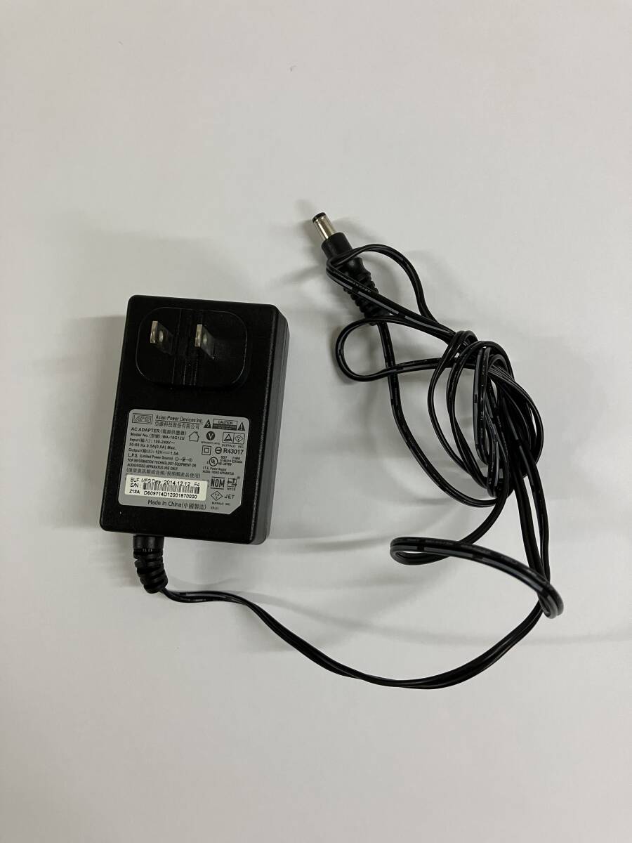 BUFFALO バッファロー ACアダプター WA-18G12U 12V 1.5A 中古 の画像1