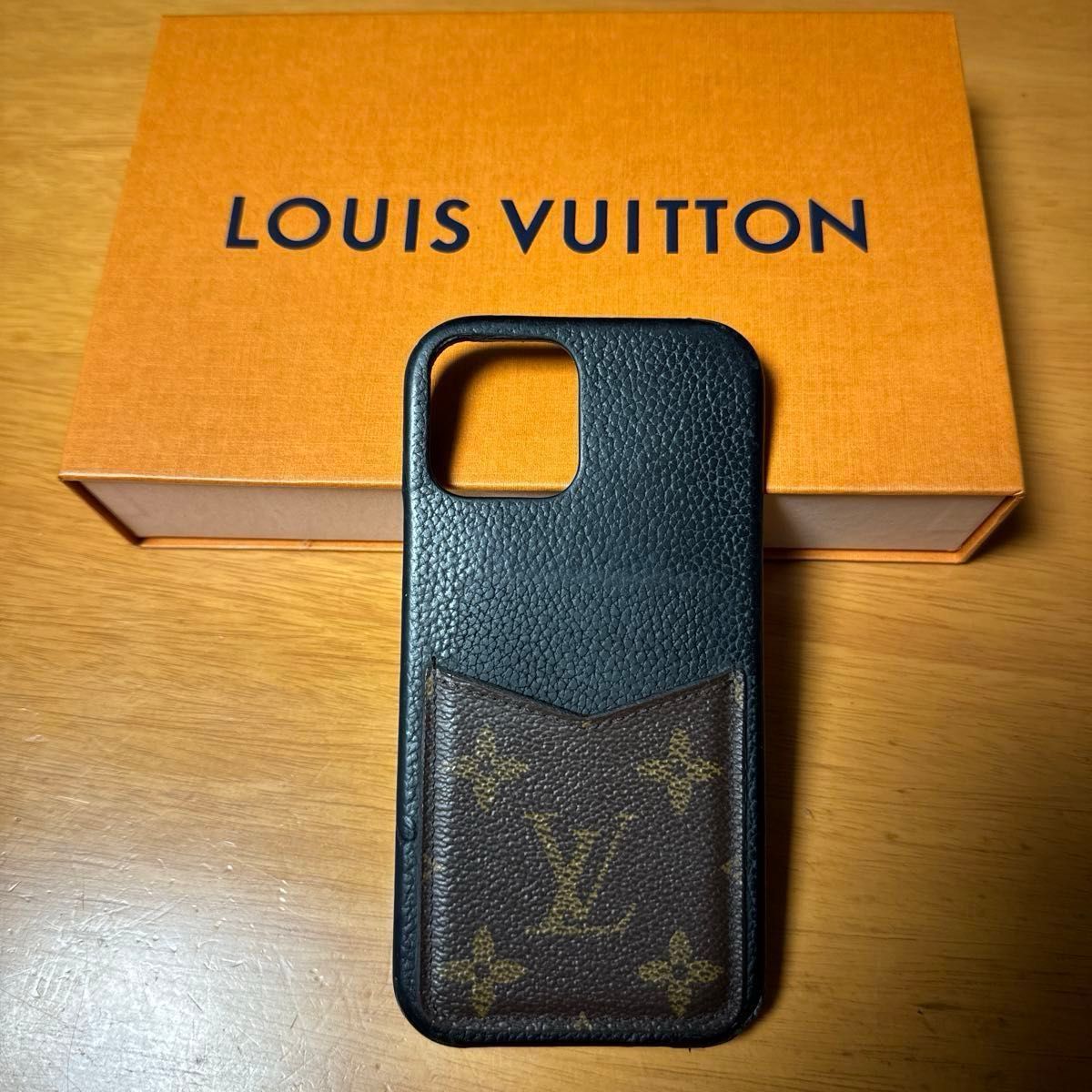 本物・購入履歴有【LOUIS VUITTON】 ルイヴィトン　モノグラム　iPhoneケース iPhone12/12pro 箱無し