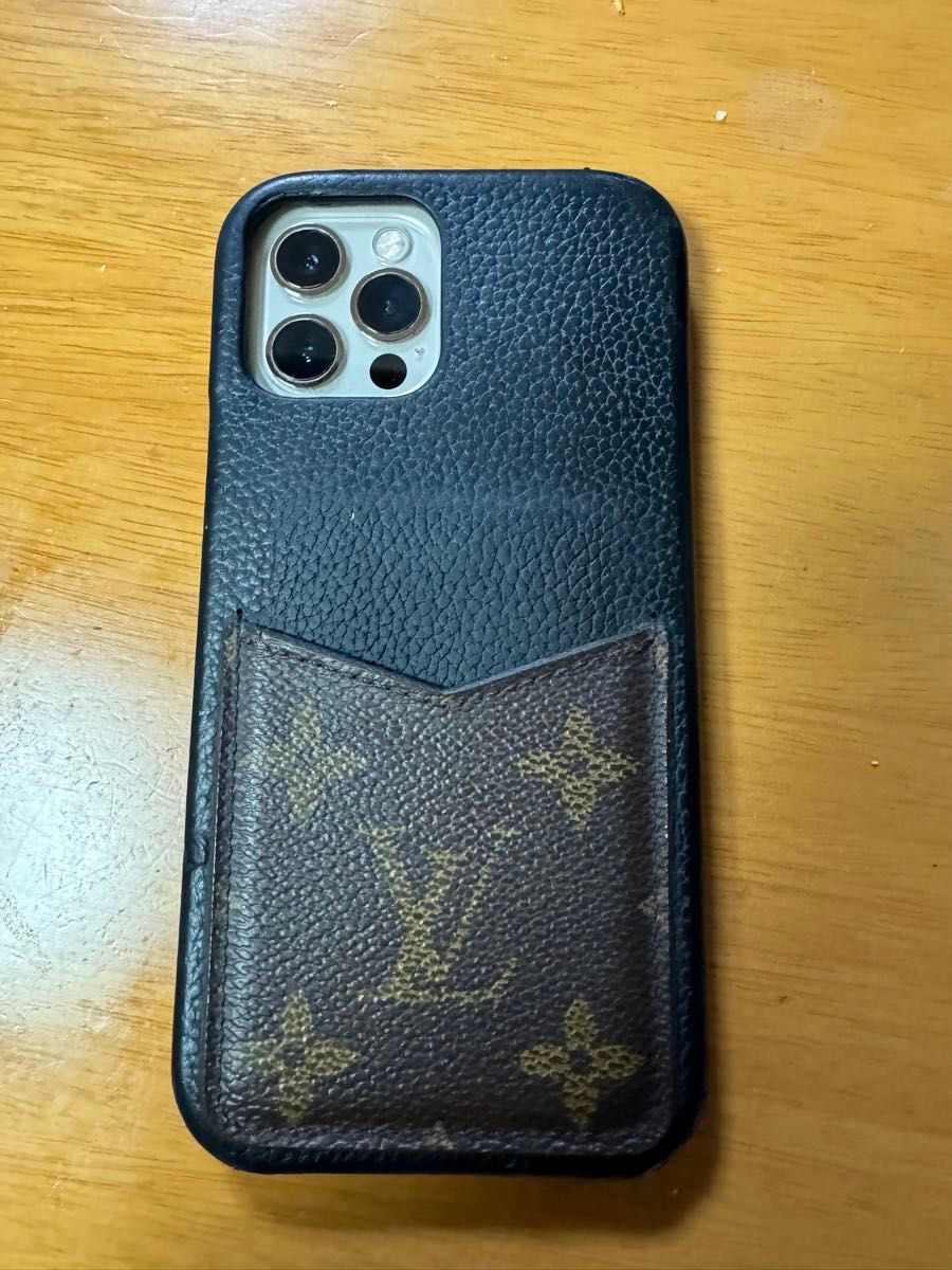 本物・購入履歴有【LOUIS VUITTON】 ルイヴィトン　モノグラム　iPhoneケース iPhone12/12pro 箱無し