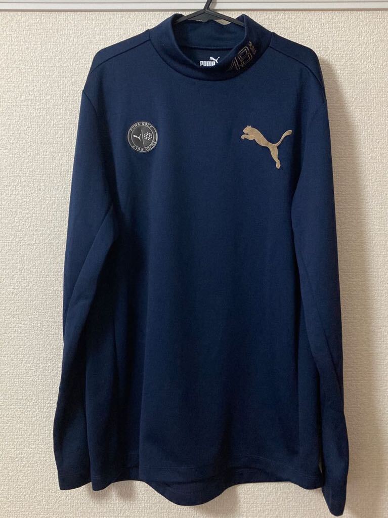 ☆ SALE！PUMA プーマ ゴルフ モックネック メンズ ゴルフウェア ポロシャツ　ブリジストン　キャロウェイ　ニューバランス Tシャツ _画像9