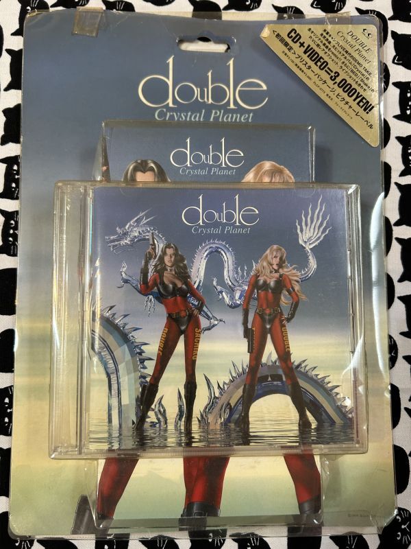 DOUBLE ( 姉妹ユニット、ダブルのCDアルバム+ビデオ・クリップ ) [ Crystal Planet ] 新品 未開封 初回限定盤 CD+VHS_画像1