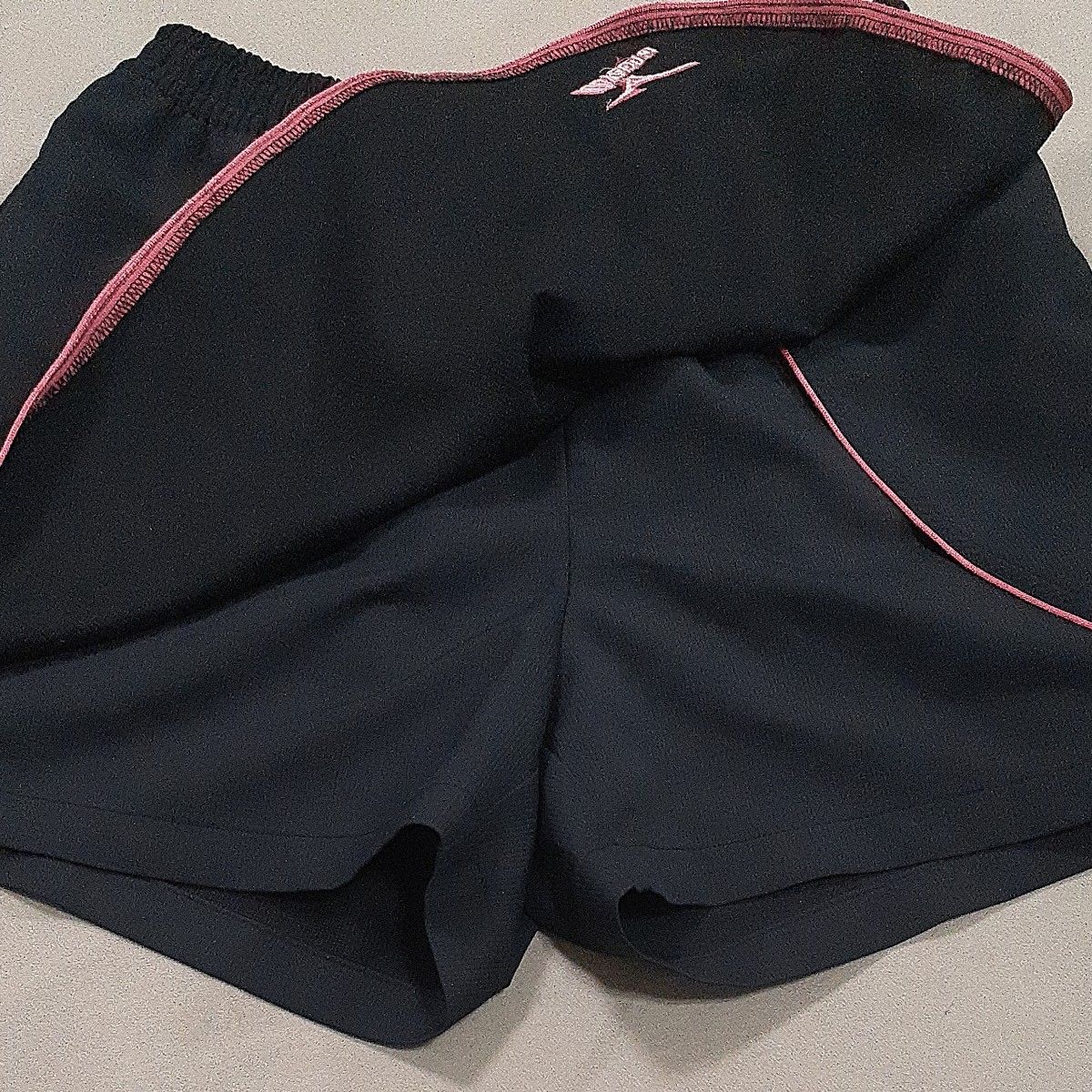 【美品】 MIZUNO テニス スコート スカート ピンク インナー付　濃紺　レディースL