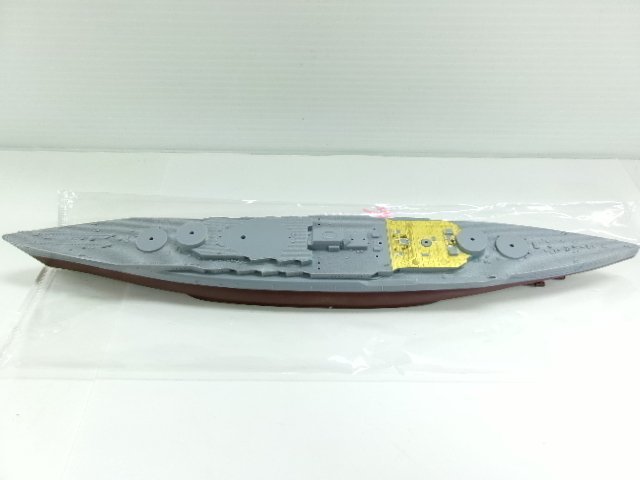 アオシマ 1/700 日本海軍 戦艦 長門 キット 作りかけ エッチングパーツ付 (5131-679)_画像6