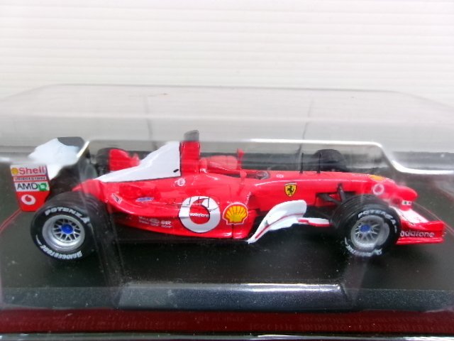 アシェット 1/43 フェラーリ F1 F1 2000 & F2003 GA M.シューマッハ セット 未開封 (6143-182)_画像7