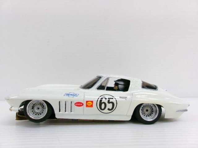 詳細不明 1/24 ? シボレー コルベット #65 1963 スロットカー 個人製作品 (3112-39)_画像4