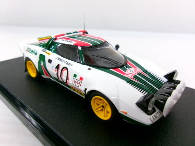 HPI 1/43 Lancia Stratos HF #10 Monte Carlo Rally 1976 S.Munari (2255-127)