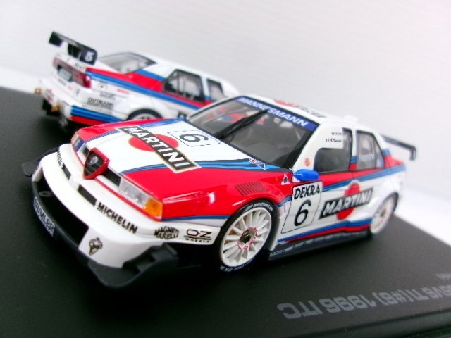 HPI 1/43 アルファロメオ 155 V6 TI #5 & #6 マルティーニ レーシング ITC 1996 ラリーニ & ナニーニ (1144-613)の画像6