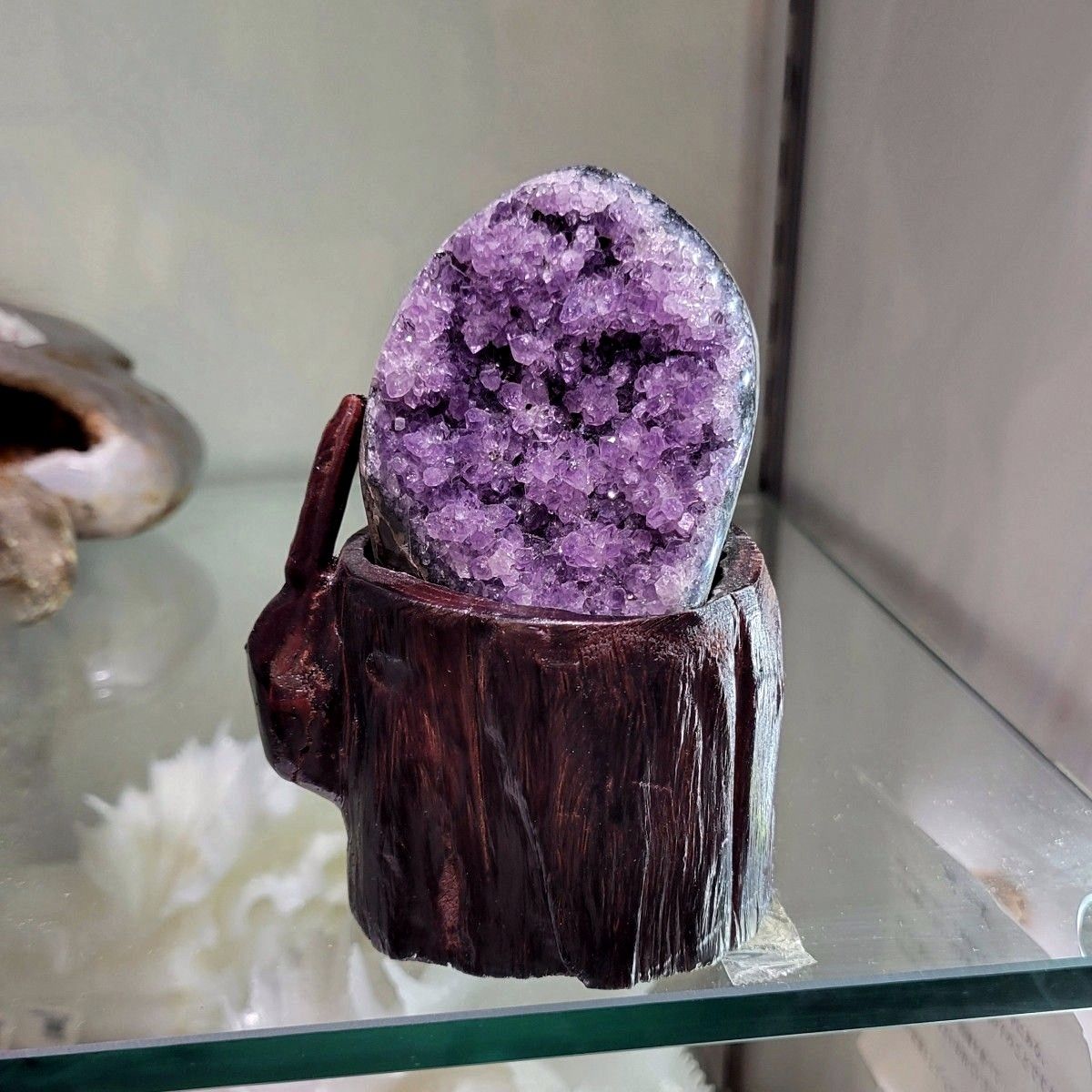 【260g】高品質 天然卓上アメジストクラスター  紫水晶 ウルグアイ産 ドーム