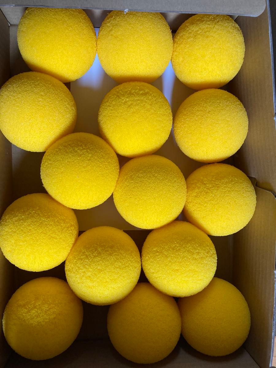 ミズノ赤マーク(通常球)テニスのスポンジボール30球①