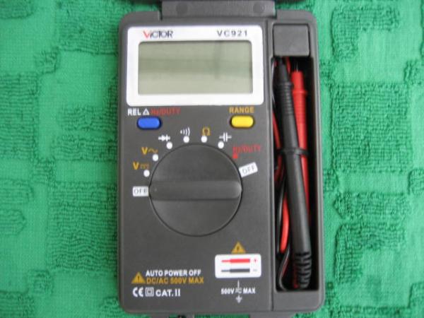 ◆新品ポケット・デジタルマルチメータ(テスター）コンデンサー測定可の画像1