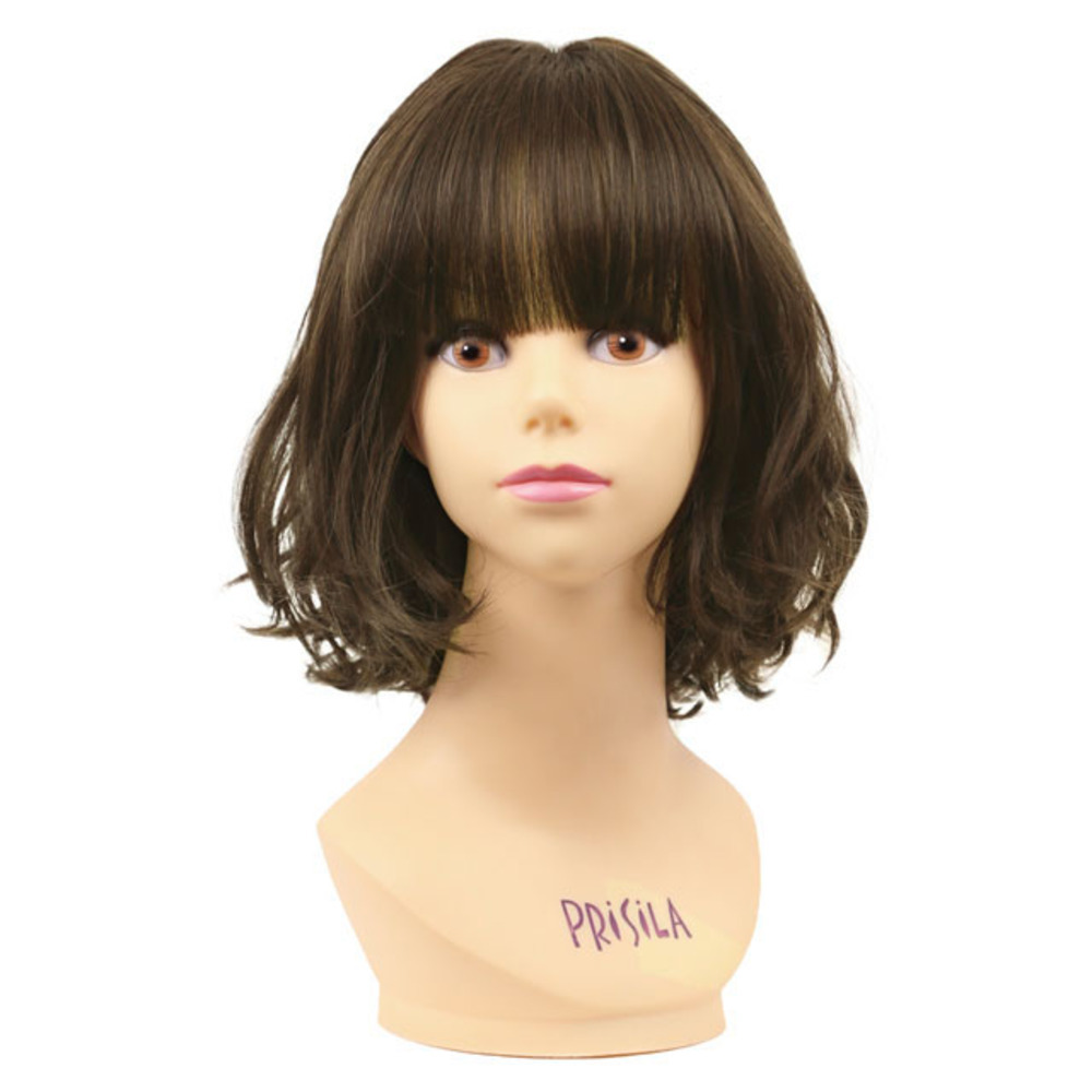 ☆ TSG/耐熱シルキーグレージュ ☆ プリシラ オールウィッグ ロリポップウェーブボブ A-705 PRISILA プリシラ ショート フルウィッグ
