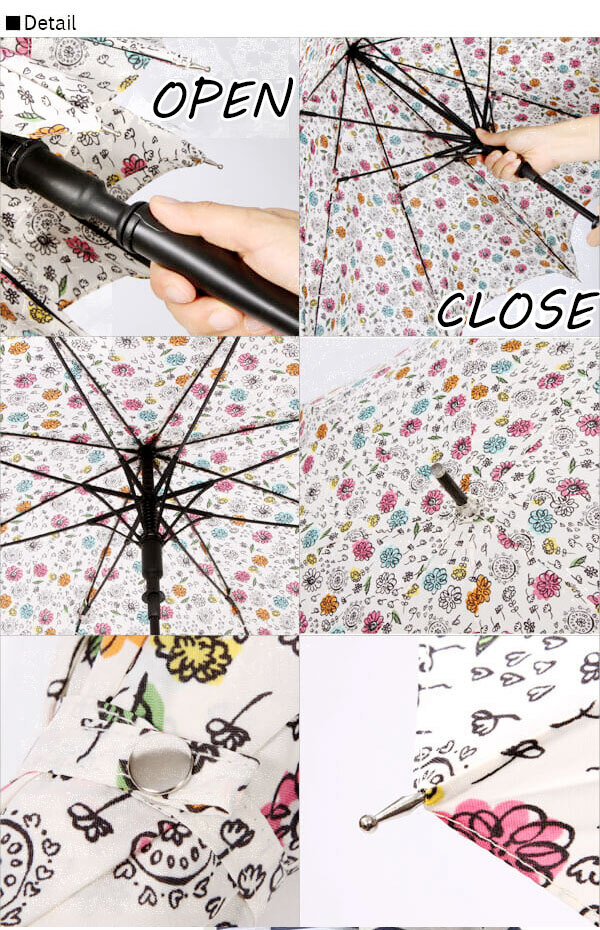 ☆ 367.シエラ ☆ キウ Kiu K32 A-jump umbrella ジャンプ長かさ 傘 レディース 長傘 kiu 通販/正規品 おすすめ 60cm 定番 おしゃれ キウ_画像5