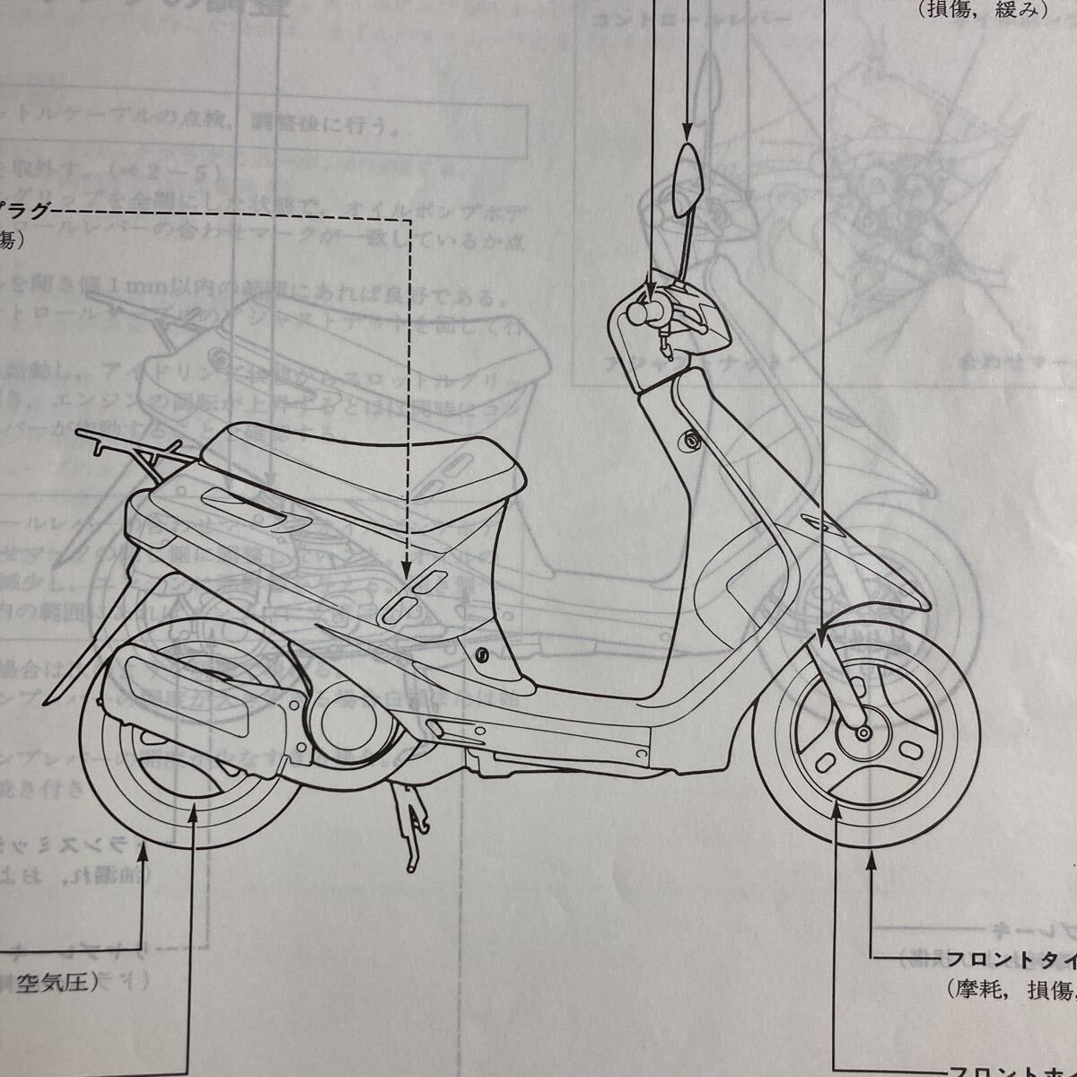 DIOSR AF25 サービスマニュアル AF18 AF25 ディオＳＲ　追補統合版！_画像6