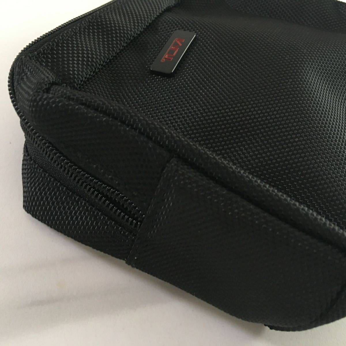 ◆◆◆TUMI デルタ航空ビジネスクラス ノベルティ   トゥミ ポーチ 未使用 ブラックの画像6