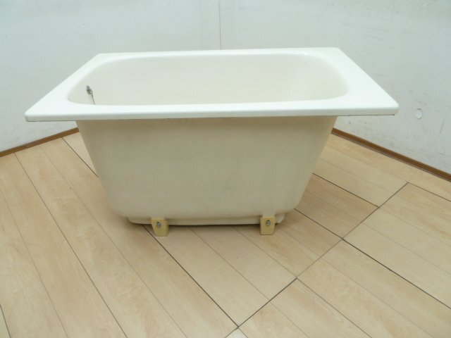 ミカド 浴槽 バスタブ W1190×D735×H650mm 容量 約360L 置き型 据え置き ゴム栓 浴室 風呂 内装 バス バスルーム シンプル_画像7