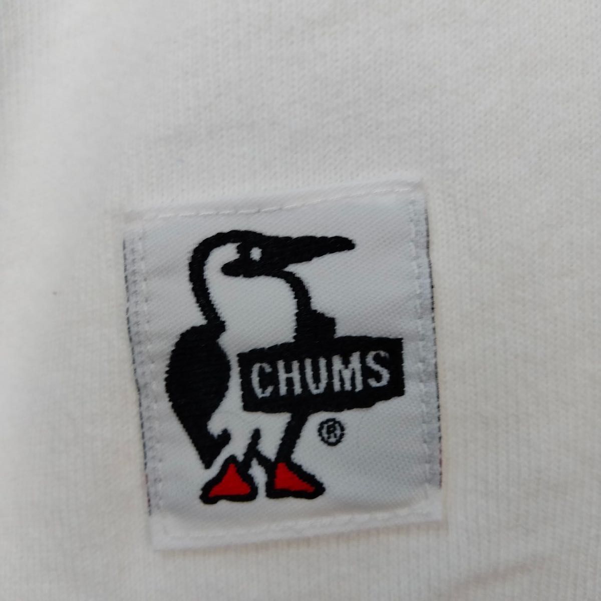 チャムス　CHUMS アウトドア　ロゴ　tシャツ  グラフィックt 古着　 半袖Tシャツ トップス