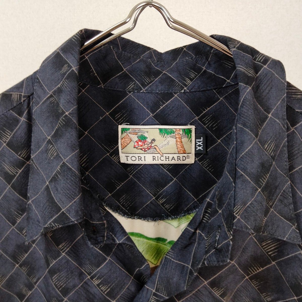 90s vintage オーバーサイズ　レトロ　アロハシャツ　us 古着　Y2K