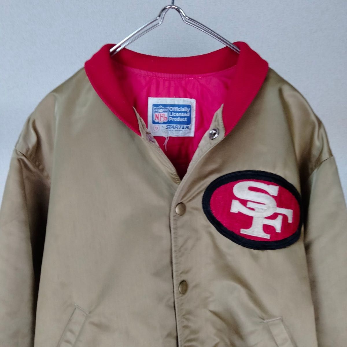 90s USA製 NFL San Francisco 49ers スタジャン　 スターター ビンテージ 49ers ジャケット 