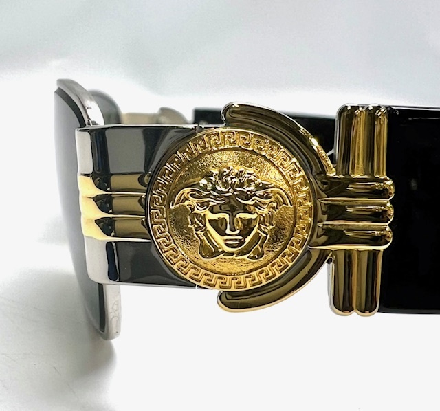 made in ITALY ヴェルサーチ GIANNI VERSACE ジャンニ サングラスメデューサ ロゴ アイコン MOD . S73 CO . 15L イタリア製_画像5