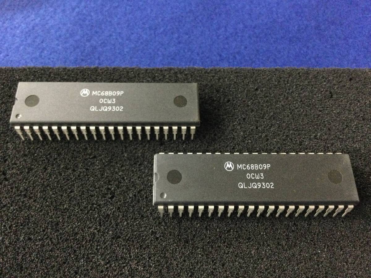 MC68B09P【即決即送】モトローラ 8-Bit マイクロプロセッサー FM-77 Oberheim SBC-6809 [24TbK/289431] Motorola MPU １個の画像2