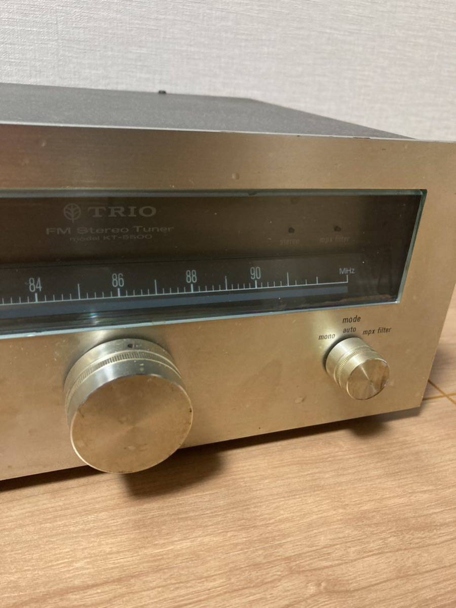  последний  снижение цены 　TRIO  Trio    стерео  тюнер FM KT-5500