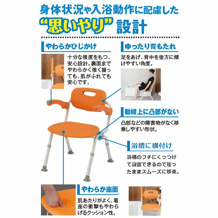 [ week-day 15 o'clock till the same day shipping ] shower chair [yu clear ] middle SP rotation folding N[PN-L41221 assistance bath chair Panasonic ]