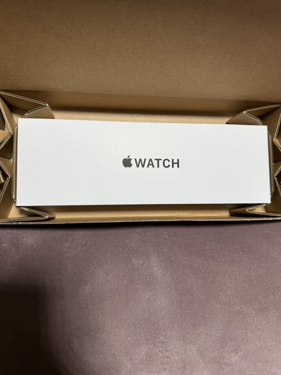 新品未使用 Apple Watch SE 第2世代 44mm スターライト GPSモデル スポーツバンド 付きアップルウォッチ 一括購入